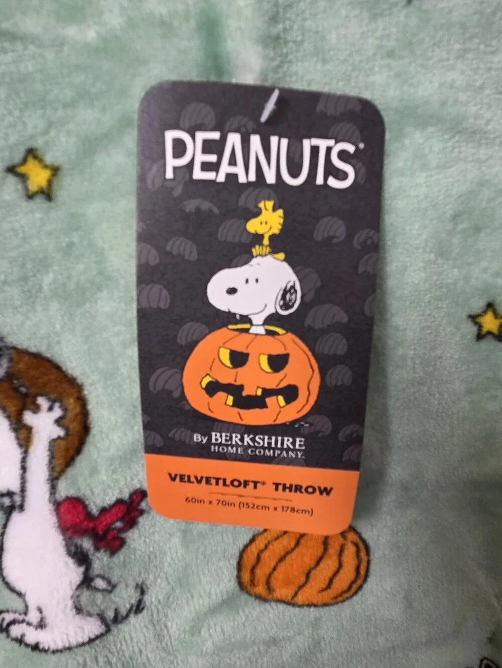 Peanuts plush throw